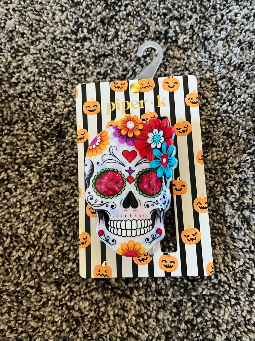 Piper K Halloween hair clip